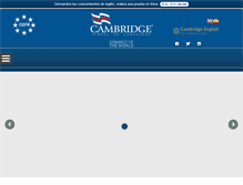 Tablet Screenshot of cambridgesol.edu.ec
